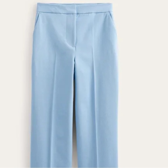BODEN BI-STRETCH STRAIGHT SLIGHTLY CROPPED PANTS CORNFLOWER BLUE SIZE 4P - Picture 6 of 7
